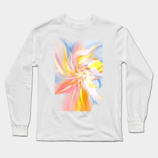 Fractal Flower Long Sleeve T-Shirt